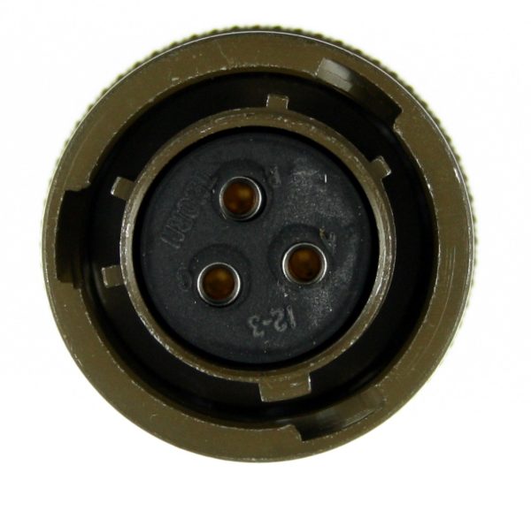 PT55A-12-03SB TEC Straight plug with accessory thread C2092-12-03FBO - Image 2