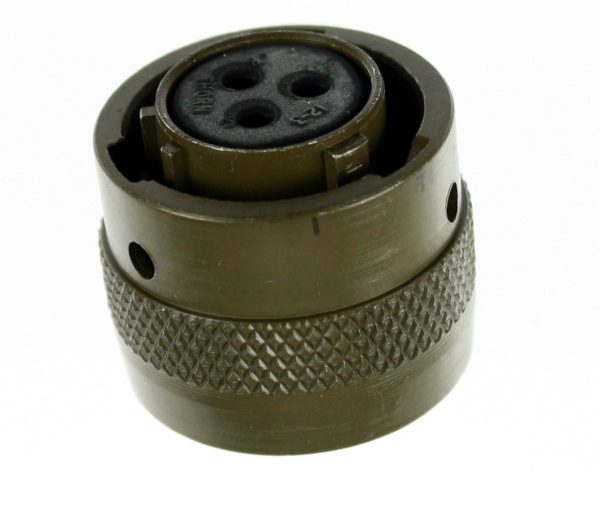 PT55A-12-03SB TEC Straight plug with accessory thread C2092-12-03FBO