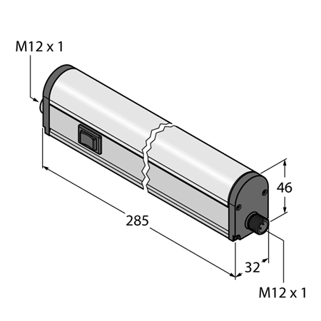 WLB32C285PBQ Banner LED Light Bar 285mm 7.4W 12-30Vdc