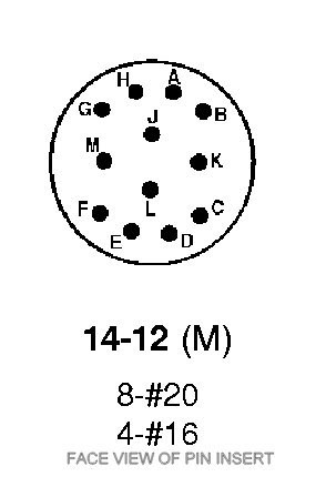 6026-14-12PW  12-Way Plug Crimp Contacts
