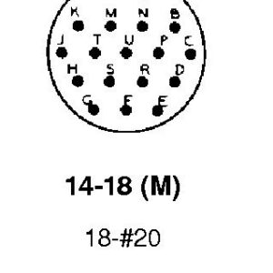 6020-14-18SN   18-Way Receptacle Crimp Contacts