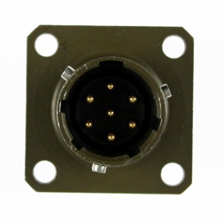 PT0210-07PF TEC MIL-DTL-26482 Series I Box mount receptacle