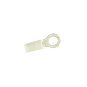 152872 Ring Tag M5  White 14-12Awg