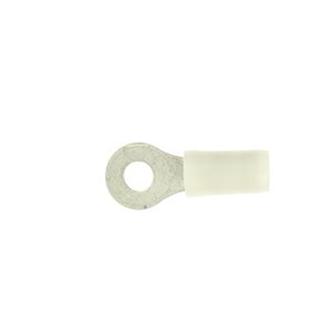 152874 Ring Tag M3.5  White 14-12Awg