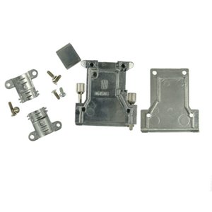 165X11619X-SR  Conec D-Sub Zinc die-cast hood with Strain Relief Clamp