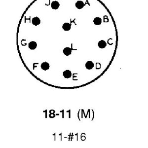 MS3476W18-11P Corsair 11-Way  plug Crimp Contacts