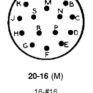 6020-20-16PB Deutsch 16-Way Receptacle Crimp Contacts