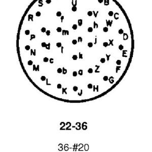 6027-22-36PC Deutsch 36-Way Receptacle Crimp Contacts