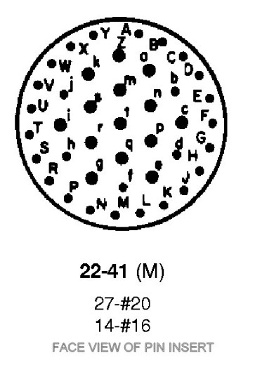 6026-22-55SY Souriau 55-Way Plug Crimp Contacts