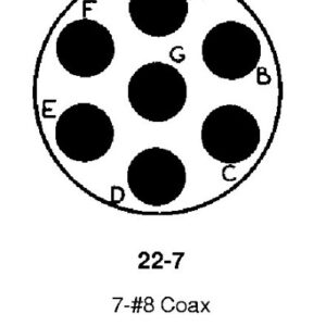 RR05E-22-7PN Deutsch 7-Way Plug Crimp Contacts