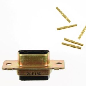 2DE19S CANNON Double Density D-Sub 19-Way