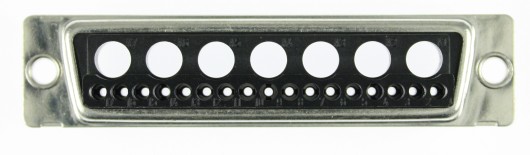 3024W7PXK99A10X Conec D-Sub mixed layout 24W7 Plug