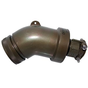 380HB001N2306A Glenair Non-Enviromental EMI/RFI 45 Degree  adapter with saddle clamp