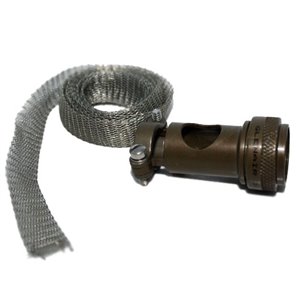 388HS170NF13-03 Glenair EMI/RFI knit mesh adapter with saddle clamp