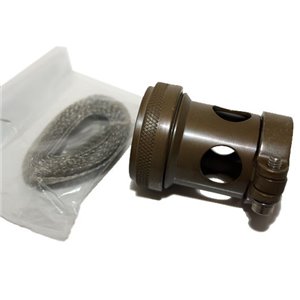 388HS170NF21-07 Glenair EMI/RFI knit mesh adapter with saddle clamp