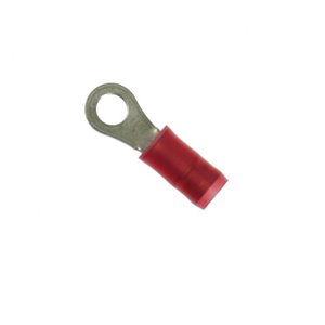 51863 AMP Ring tag M3.5, Red, 22-16AWG