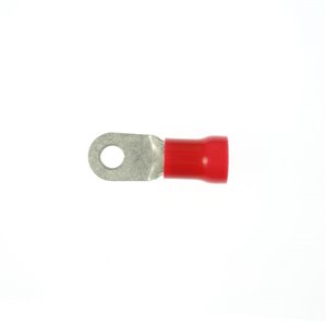 52044-4 AMP Ring Tag 5/16  M8 Stud 2-Awg Red