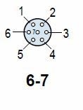 803-003-02M6-7PN Receptacle Flange Mount with Banding Platform