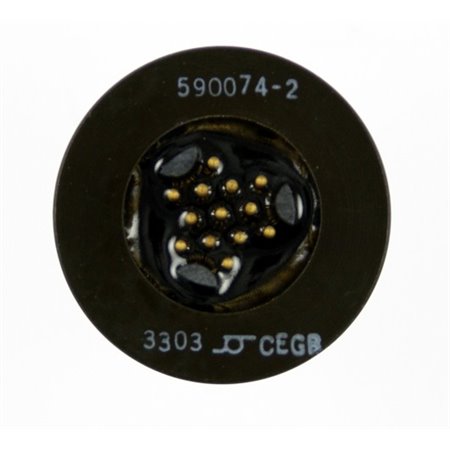 590074-2 ITT Cannon Round flange receptacle 13 way CA78198-11