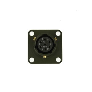 62GB-12E10-7S Amphenol MIL-DTL-26482 Series I Box mount receptacle 7-Way