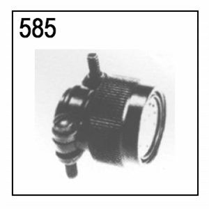 62GB-585-14-05S AMPHENOL Strain relief clamp with environmental grommet