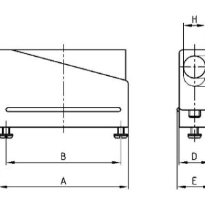 165X10439X D-Sub Hood Single Piece Side Entry Size-9