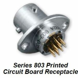 803-005-02M6-7SN Flange Mount Receptacle with PC Tails