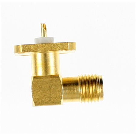 2054-0000-00 AMP SMA Angled Square Flange mount