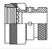 602GB-140-16 Amphenol  Heat shrink boot adapter