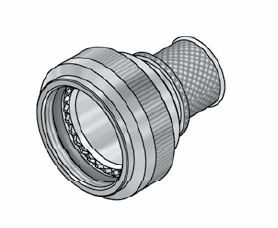 91H1-17-10-1-ZB-HE200 Screened Emi/Rfi constant force spring adapter