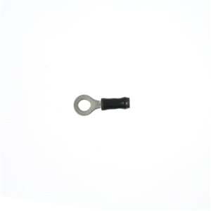 151439 TE Ring Tag Insulated Black Stud M3.5 #6 Colour Black
