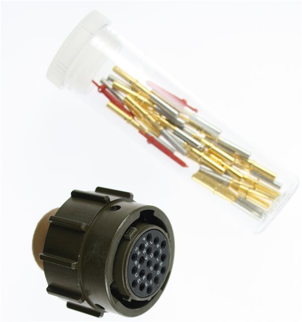C2004-14-19FB0 TEC Plug 19-Way Socket  MIL-DTL-26482 Series I PTG55SE14-19SBT23