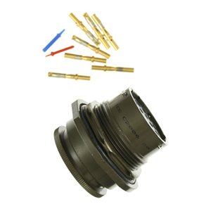 PT77SE20-16ST22 Jam Nut Receptacle 16-Way  C2007-20-16FN0