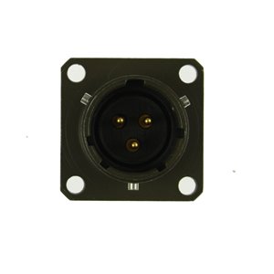 C2097-12-03MN0 Box mount receptacle without accessory thread 3-Way Socket PT02-12-03P