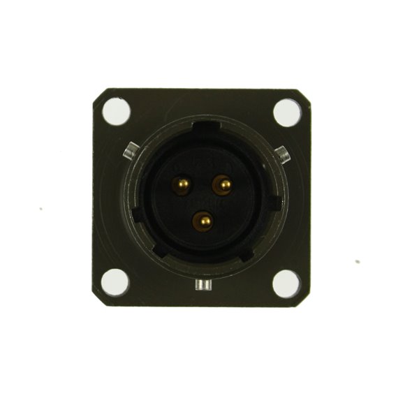 C2097-12-03MN0 Box mount receptacle without accessory thread 3-Way Socket PT02-12-03P