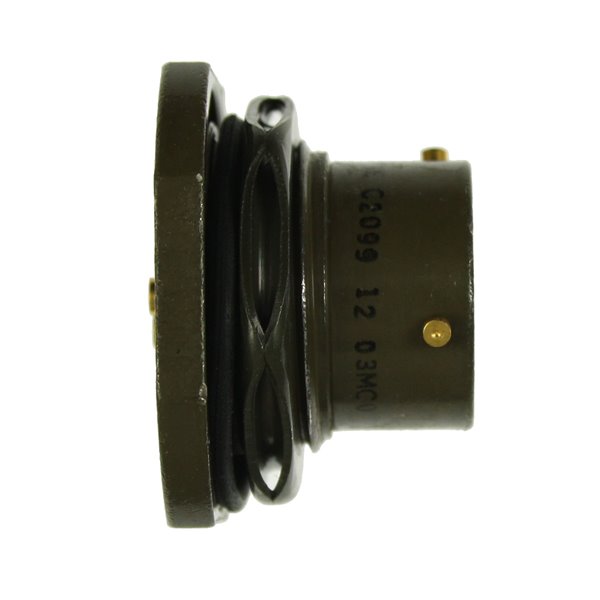 C2099-12-03MC0 TEC Jam Nut Receptacle 3-Way MIL-DTL-26482 PT07A12-03PC