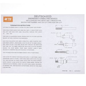 M39029/28-211 Deutsch Size 12 Crimp Contact