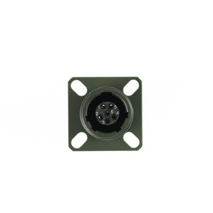 D38999/20WA35SN Aero Wall Mount Receptacle 6-Way Crimp Female Conatcts