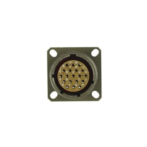 D38999/20WD19SB TEC  MIL-DTL-38999 Series III Wall mount receptacle 19-Way