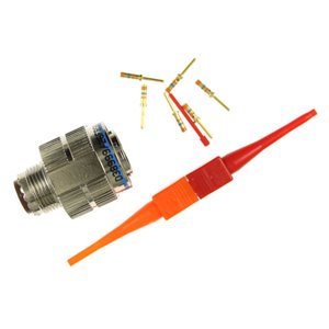 D38999/26FB98PN Aero MIL-DTL-38999 Series III Self-locking RFI grounding plug 6-Way