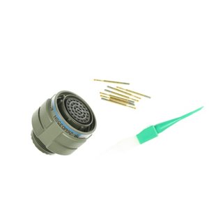 D38999/26WD35SN Aero MIL-DTL-38999 Series III Self-locking RFI grounding plug 37-Way