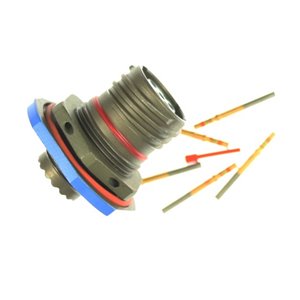 D38999/24WB98SB MIL-DTL-38999 Series III Jam nut receptacle 6-Way