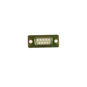 DEMA9SNM  D-Sub Receptacle 9-Way Female Crimp Contacts Non-Magnetic Shell