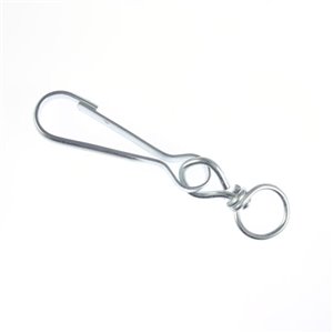 SH70MM 70mm Nickel plated hook to swivel