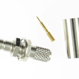 DTL-PE44048 SMB Jack Bulkhead Connector  RG223