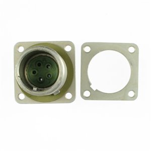 UKANET7000-14S-5P Fixed Unit Wall mount receptacle Kerosene resistant insert