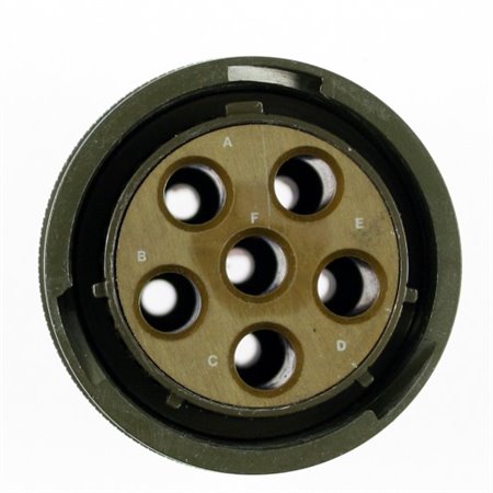 711-06E-18-06SN Amphenol Databus MIL-STD-15538 Plug 6-Way