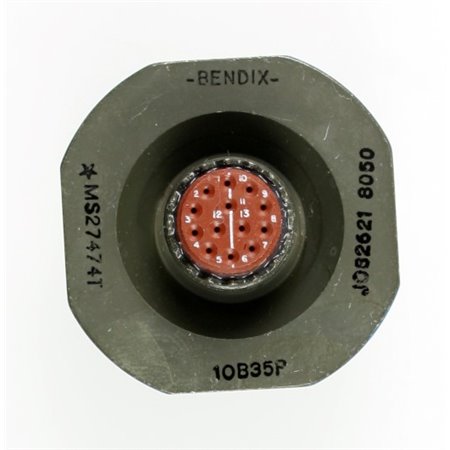 KJ7T-10B-35SN MIL-DTL-38999 Series II Jam nut receptacle MS27474T10B35S