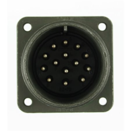 MS3102E22-19P Box Mount Receptacle 14-Way