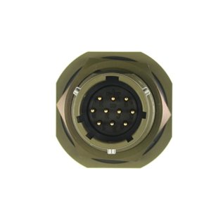 DTL07A12-10P Jam nut receptacle MIL-DTL-26482 10-Way